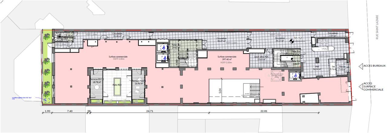 Bureau Paris 5189m² Location bureau Paris OLBUR2202094 5